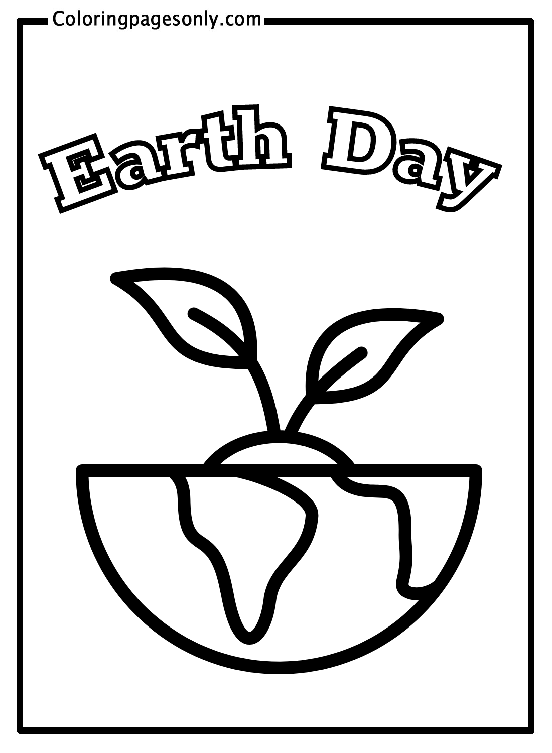 Free Earth Day For Kids Coloring Pages