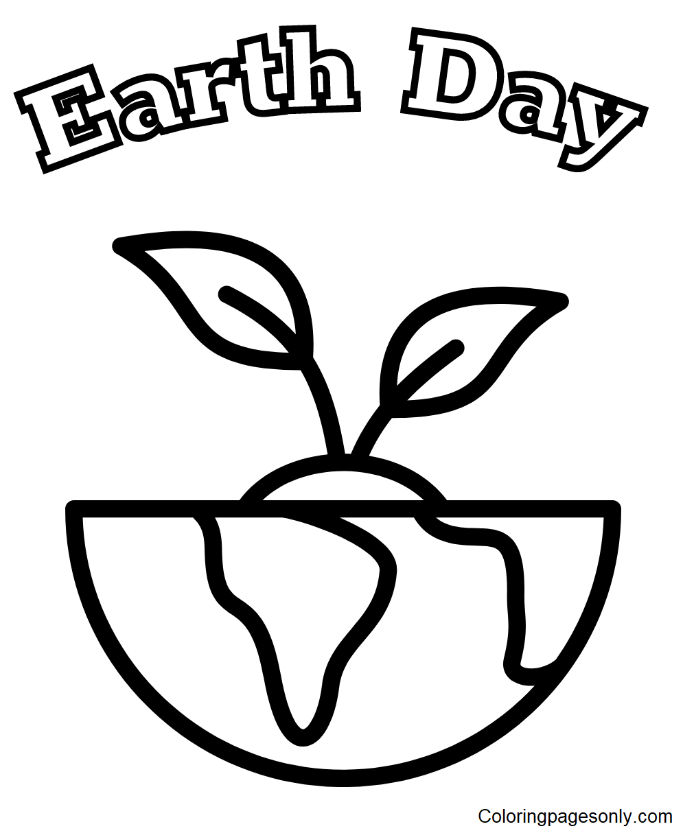 Free Earth Day for Kids Coloring Pages