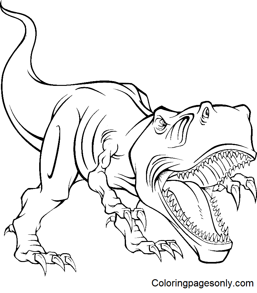 Gratis Giganotosaurus-bladen van Giganotosaurus