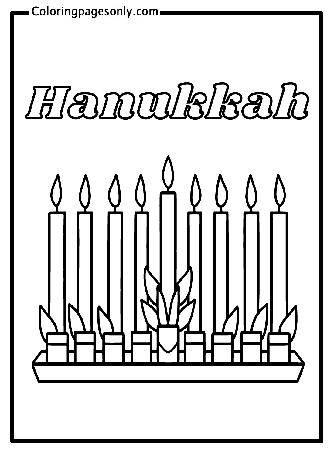 Menorá de Hanukkah de Hanukkah