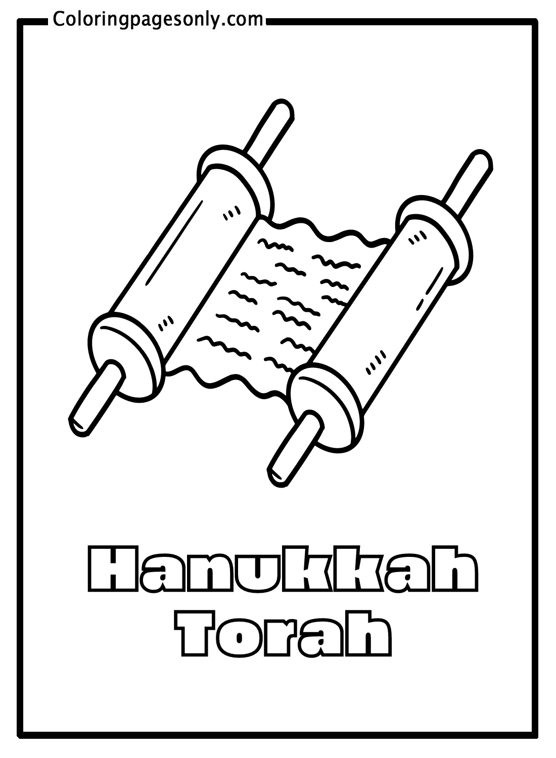 Chanoeka Torah Scroll van Chanoeka