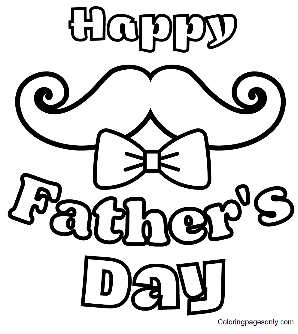 Happy Father’s Day Coloring Pages