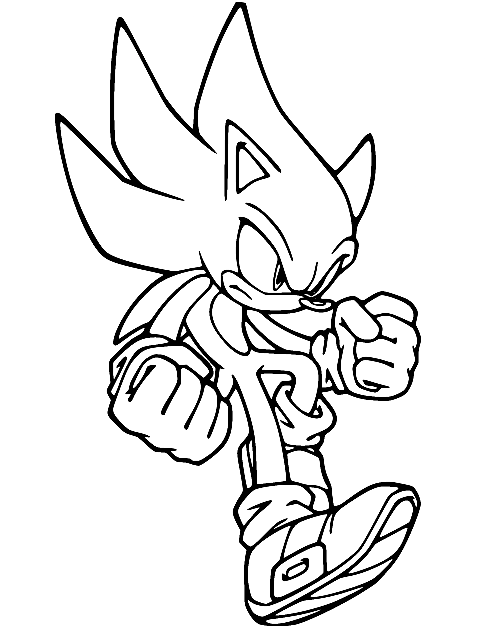 Прыгающий Соник из Sonic The Hedgehog