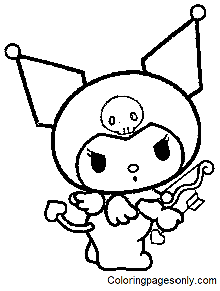Kuromi Coloring Pages - Free Printable Coloring Pages