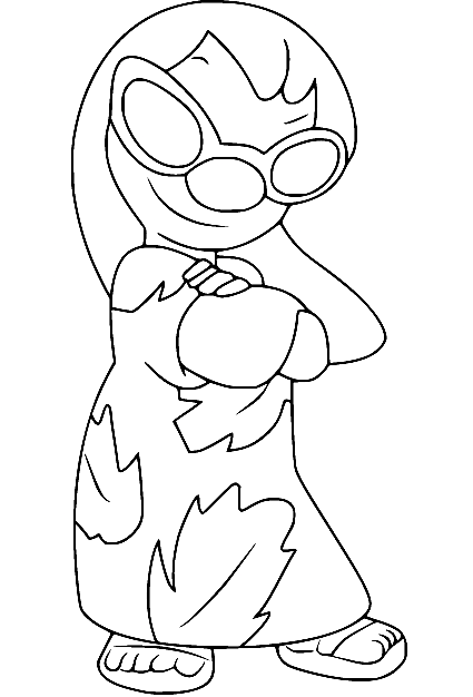 Lilo mit Sonnenbrille von Lilo & Stitch