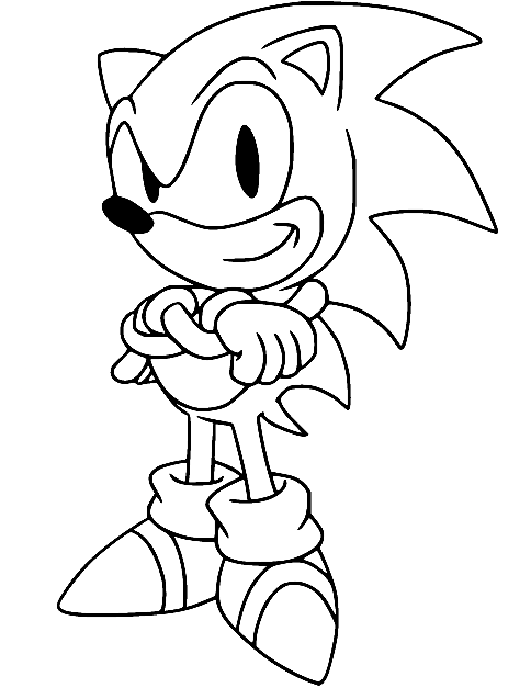 Kleiner Sonic aus Sonic The Hedgehog
