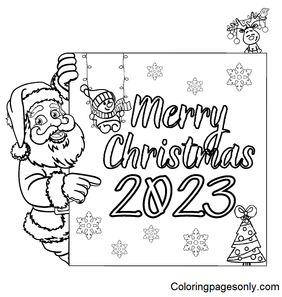 عيد ميلاد سعيد 2023 أوراق من عيد الميلاد 2023