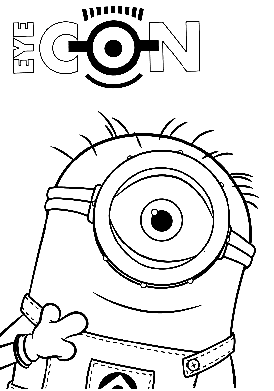 Minion 2 Coloring Pages