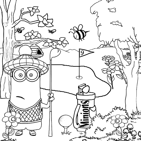 despicable me 2 coloring pages dave