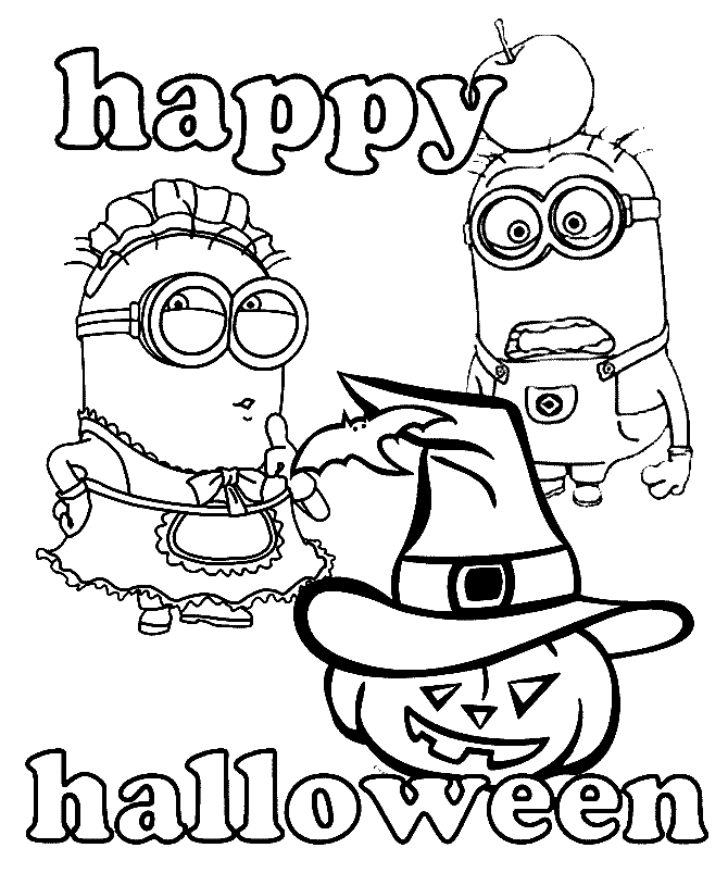 Minion Feliz Halloween from Minion