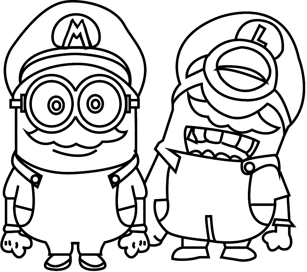 Minions Cosplay Mario World Capa Para da Minion