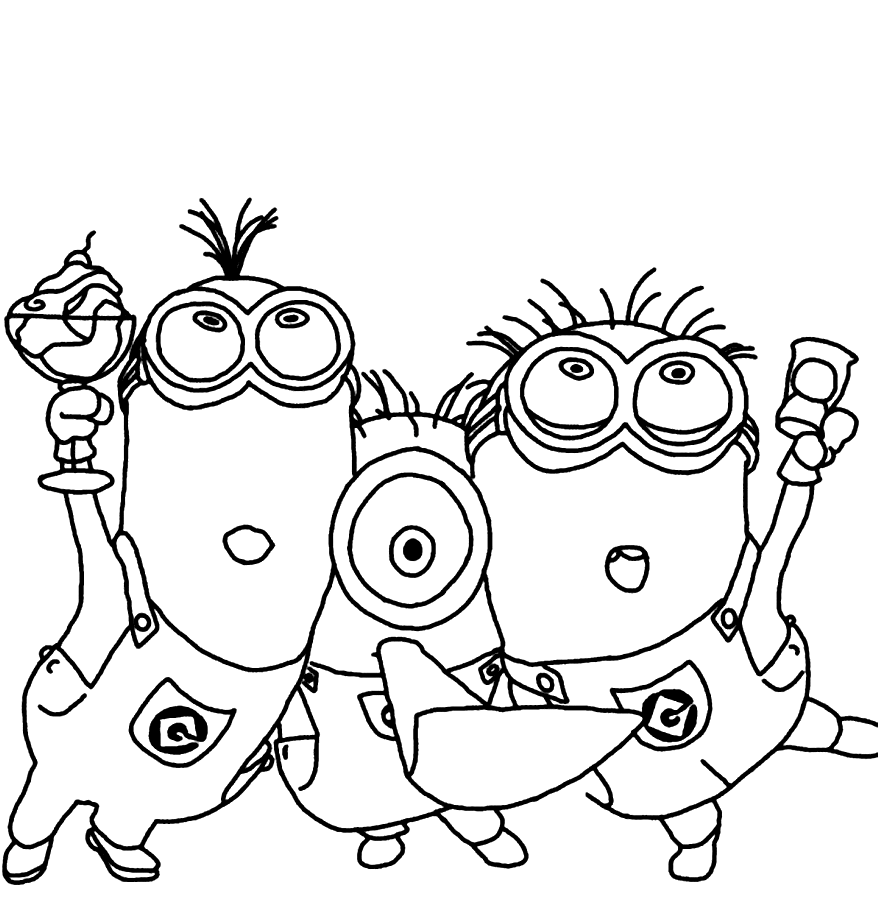 Minions Despicable Me S3347 Coloring Pages