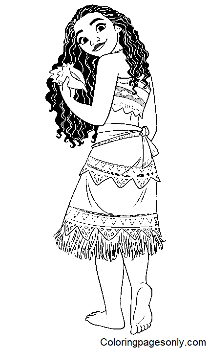 Moana coloring Sheets Coloring Pages