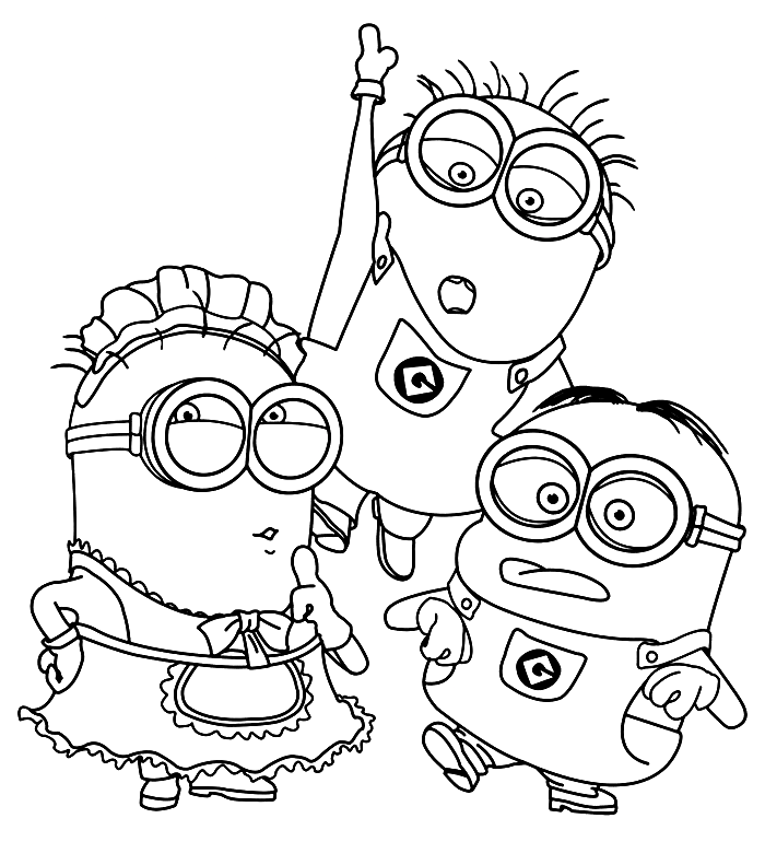 Phil, Mark and Tom Coloring Page - Free Printable Coloring Pages