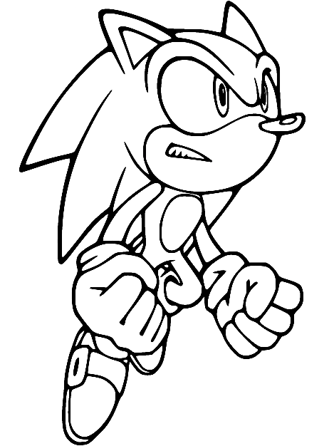 Sonic Flying from Sonic The Hedgehog
