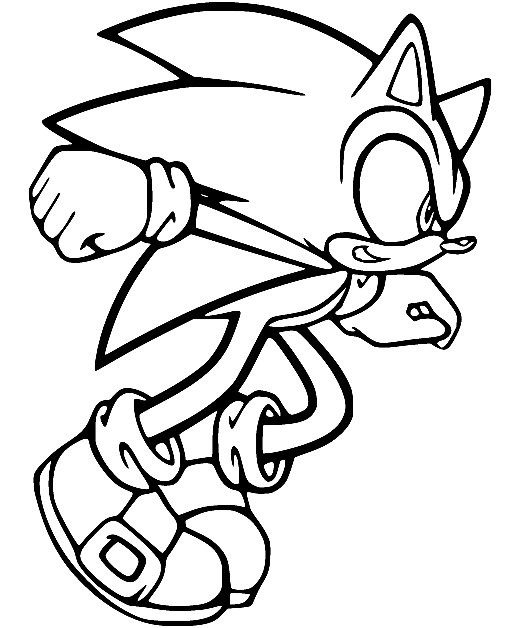 Free Sonic the Hedgehog Coloring Pages