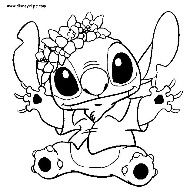 Stitch 18 Coloring Page