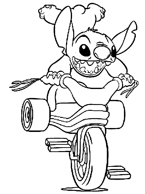 Stitch 19 Coloring Page