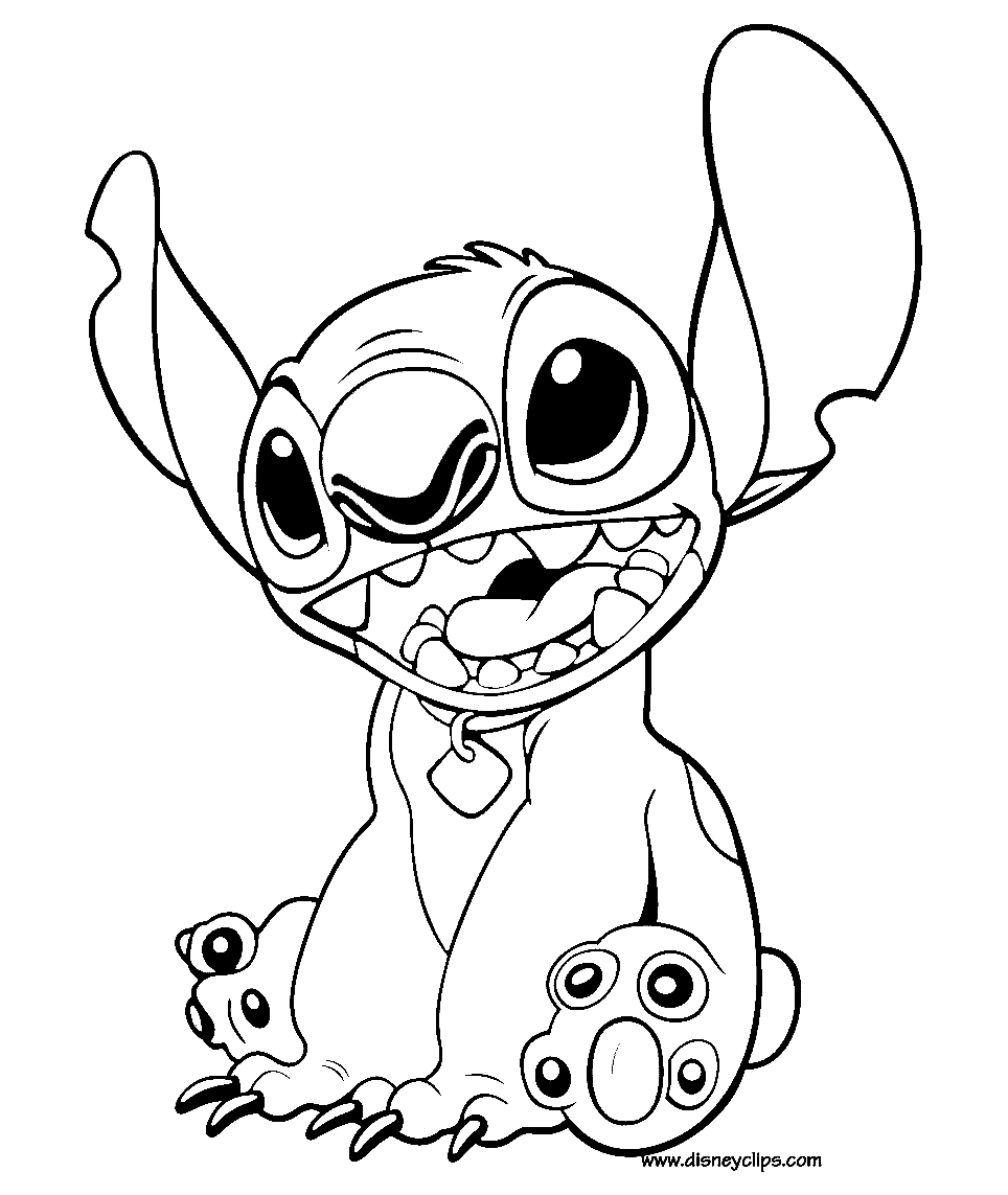 Stitch 21 Coloring Page