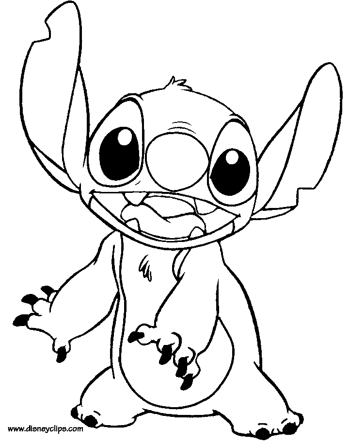 Stitch 4 Coloring Pages