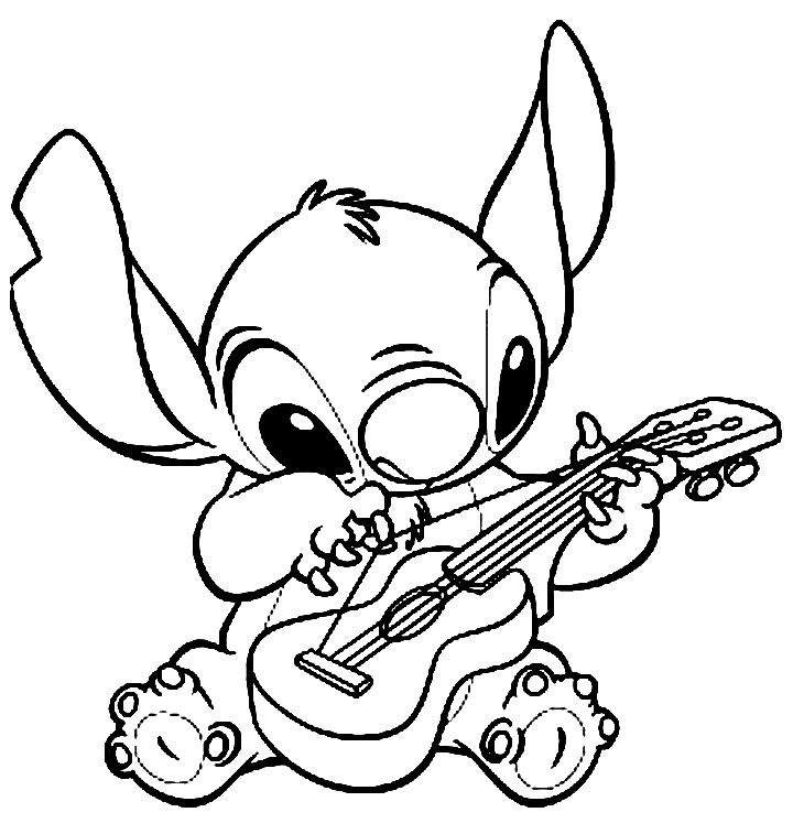 Stitch 5 Coloring Pages