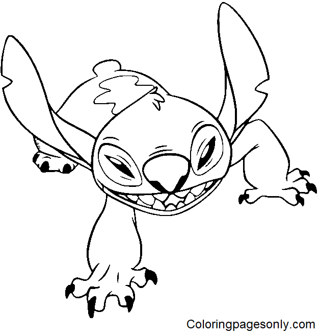 Stitch Disney Coloring Pages