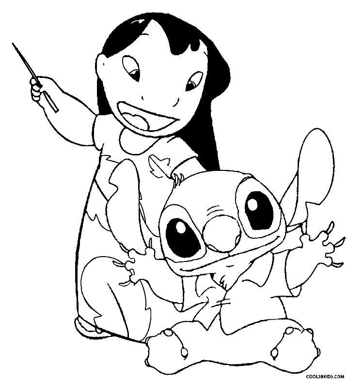 《Lilo & Stitch》中的史迪奇和莉洛·奥哈纳