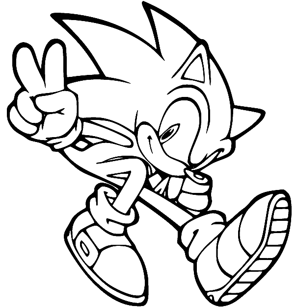 Супер Соник из Sonic The Hedgehog