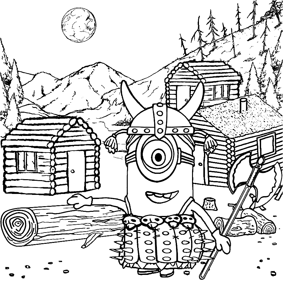 Viking Warrior Coloring Pages