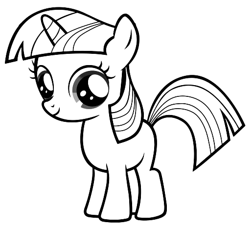 Twilight Sparkle Coloring Pages - Coloring Pages For Kids And Adults