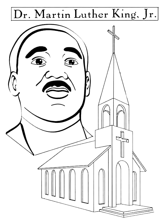 Martin Luther King Jr Coloring Pages - Coloring Pages For Kids And Adults