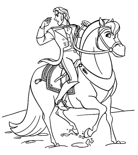 Hans coloring pages