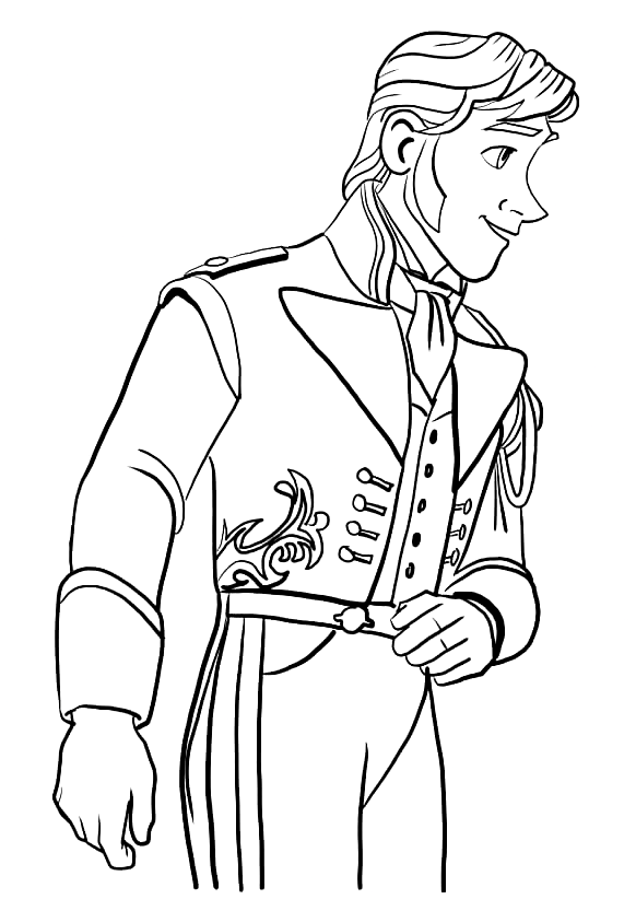 Hans from Frozen Coloring Pages