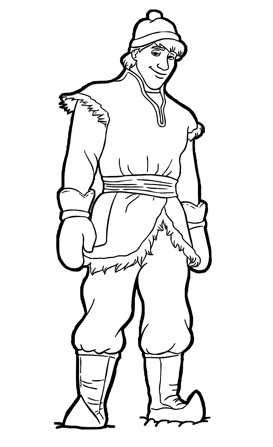 Kristoff Free Coloring Pages