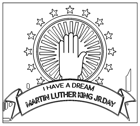 MLK Day Coloring Page
