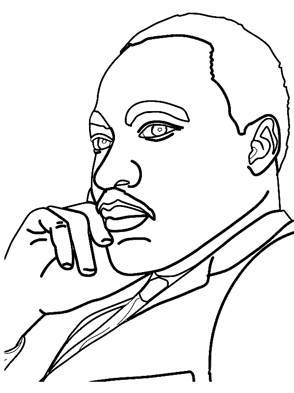 MLK Coloring Pages