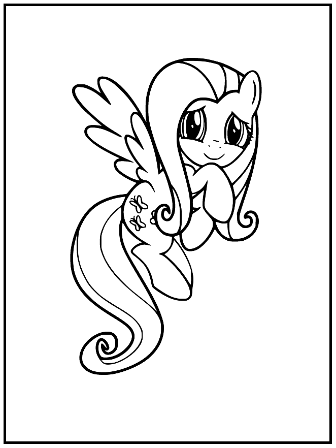 MLP Fluttershy color Sheets from My Little Pony
