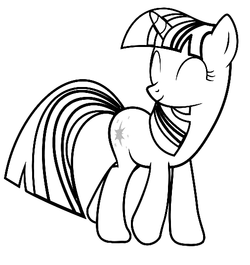 MLP Twilight Sparkle Coloring Page