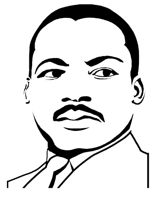 Martin Luther King Printable Coloring Pages