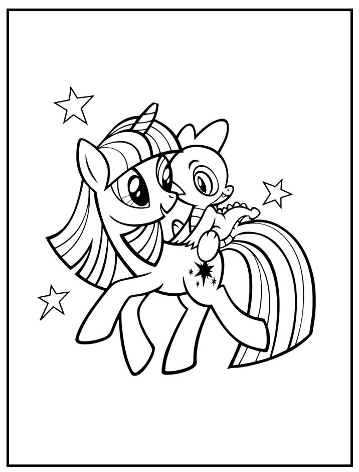 My Little Pony Twilight Sparkle y Spike de Twilight Sparkle