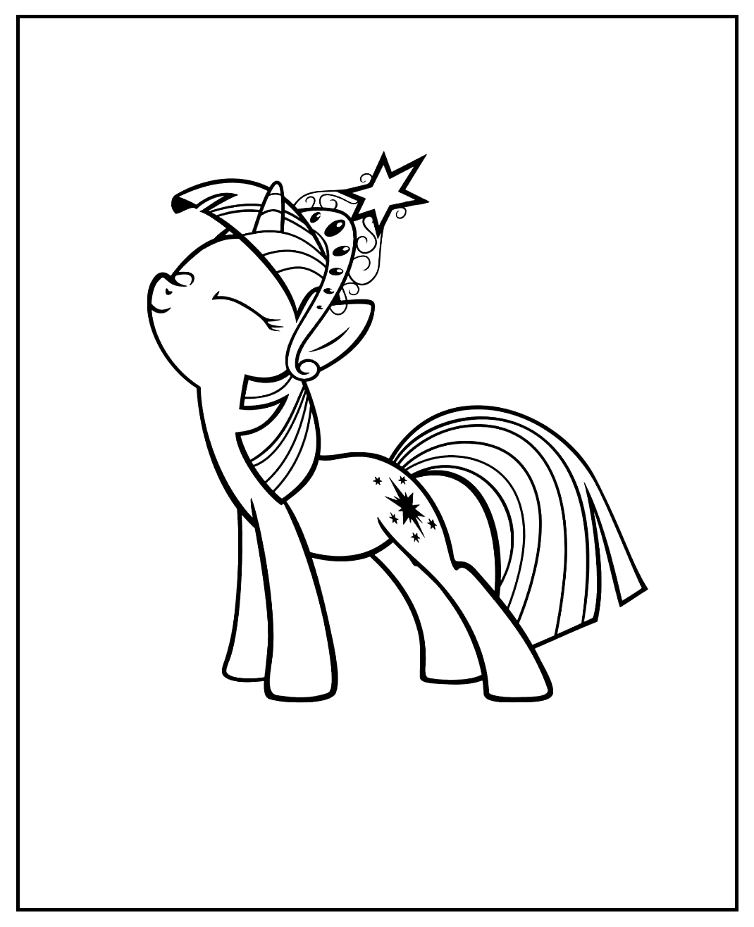 Coloring Pages Free My Little Pony