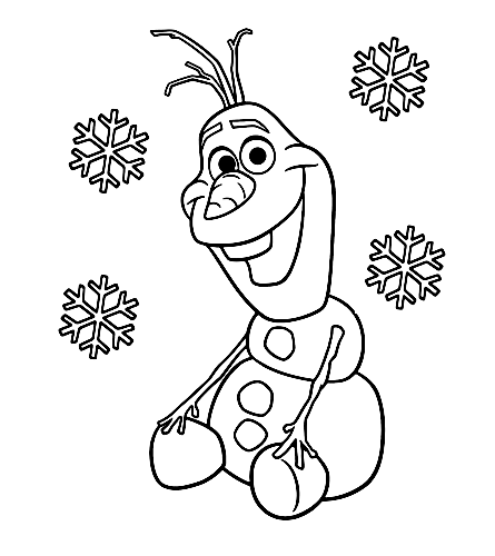 Olaf-Muñeco de nieve