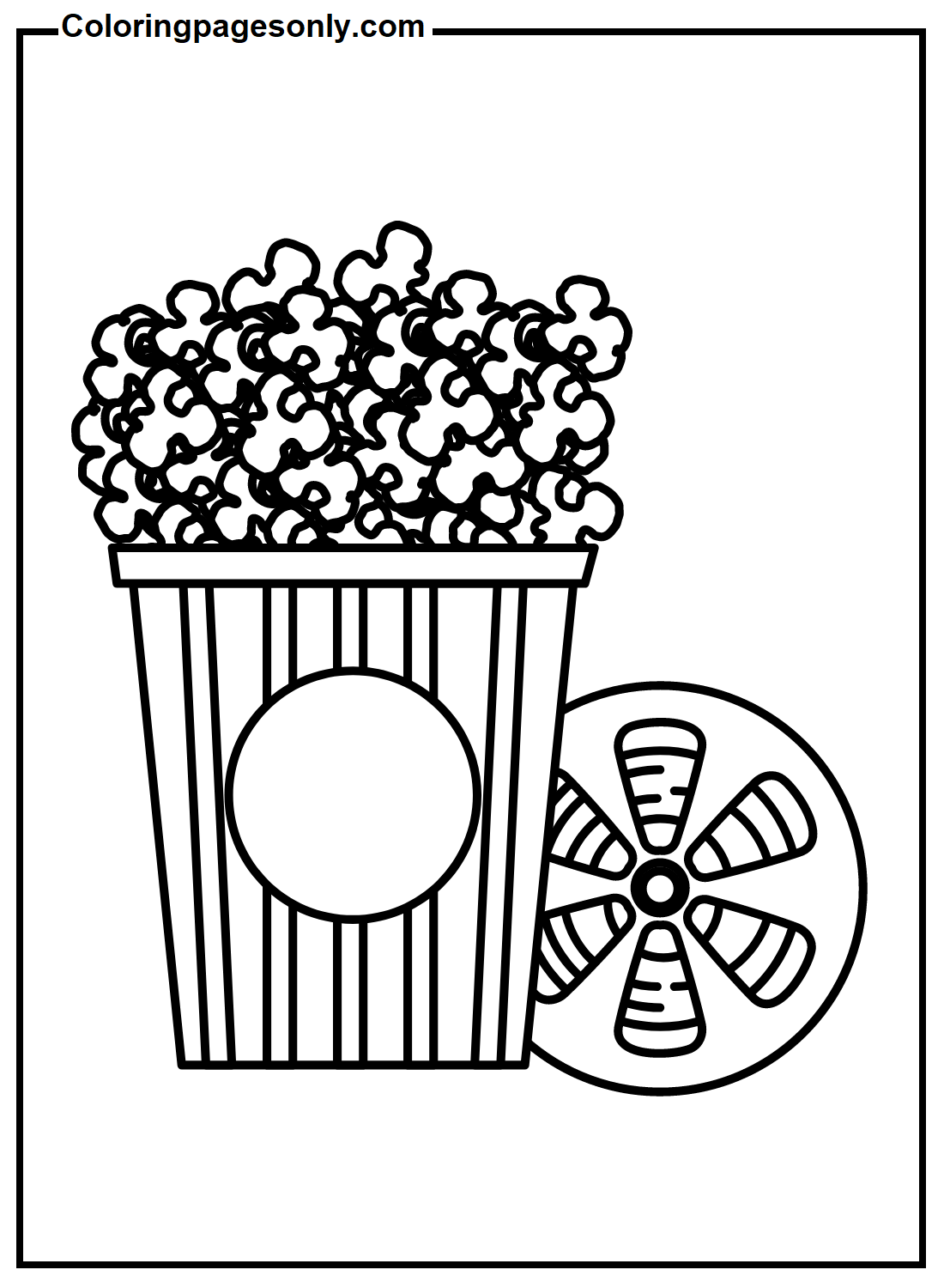 Popcorn met spoel van Popcorn