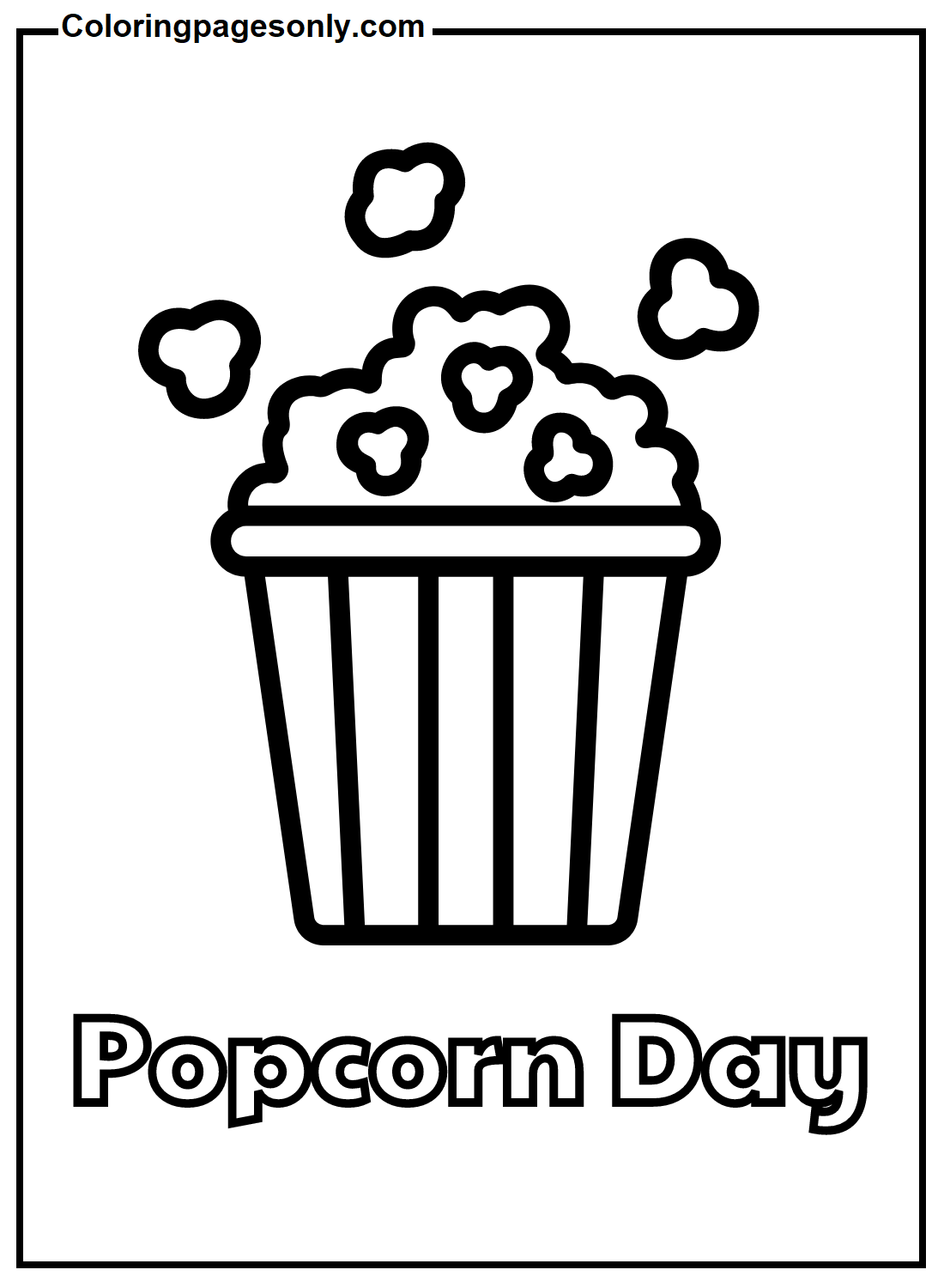 Popcorn-Tag von Popcorn