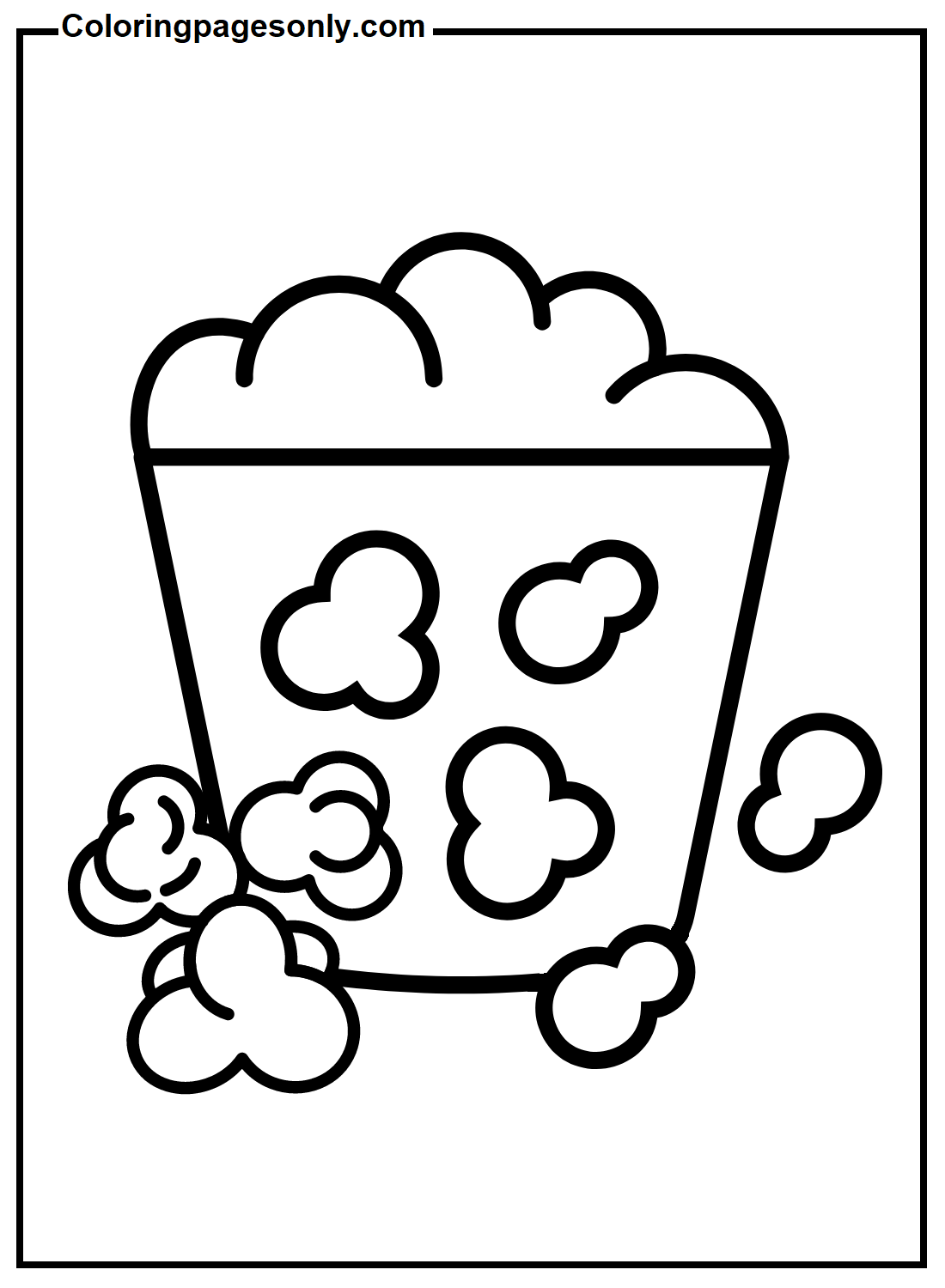 Popcorn-Farbblätter von Popcorn