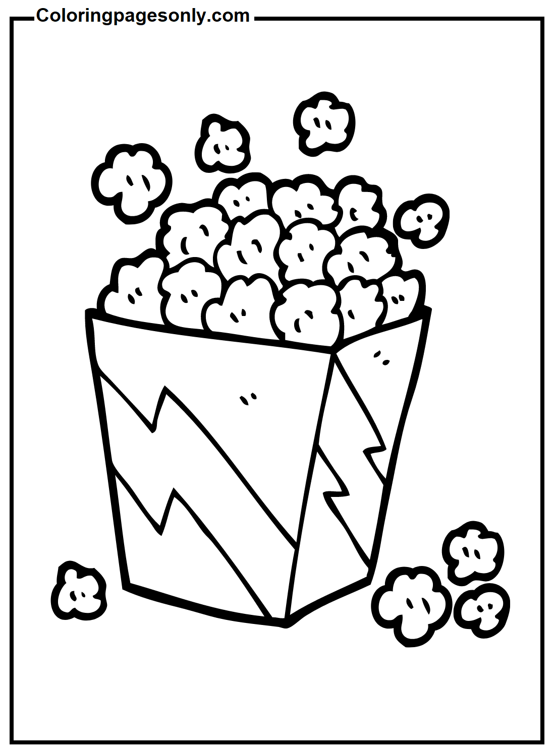 Popcorn aus Popcorn