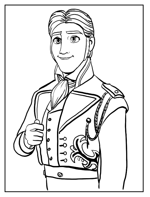 Prince Hans Coloring Pages