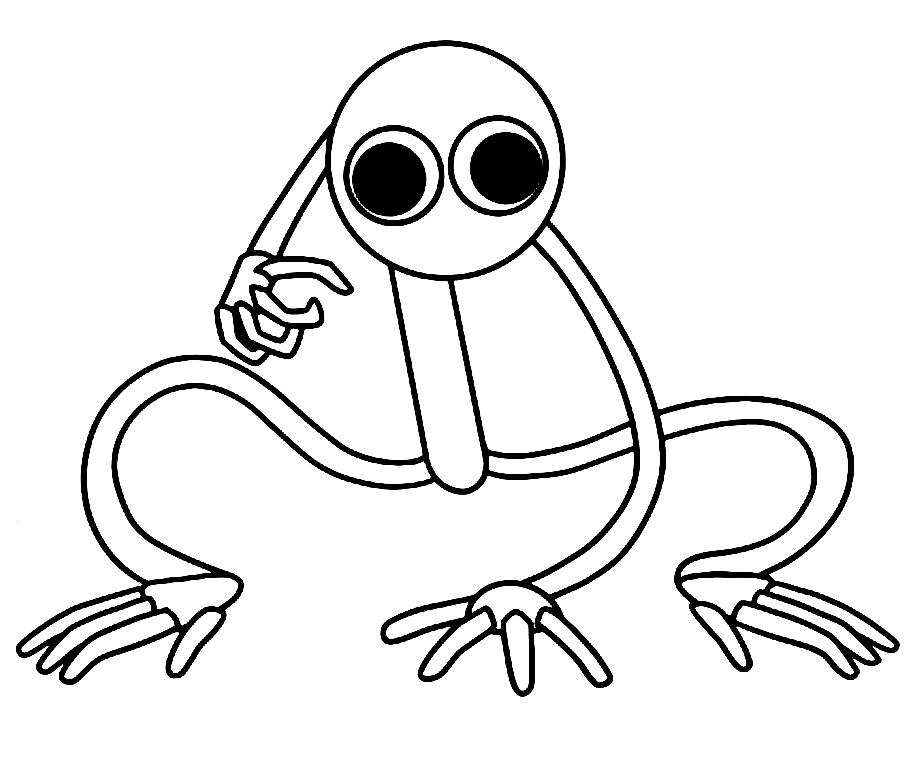 Rainbow Friends Coloring Pages Free Printable Coloring Pages