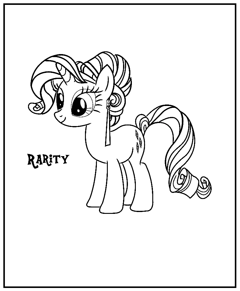Rarity in My Little Pony da Rarity