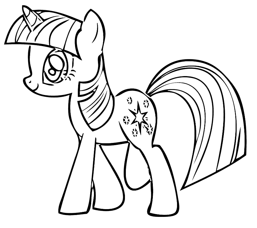 Twilight Sparkle from My Little Pony Coloring Pages